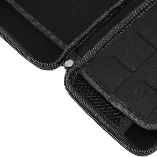 Hard Shell Carrying Case for New 3DS XL/2DS XL - Travel Protective Storage with 8 Game Cartridge Slots & Water Proof PU Exterior (Silver) - color: Silver