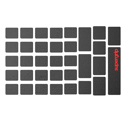 Pulsar Gaming Gears SUPERGRIP Pre-Cut Keyboard Griptape Pre-Laminated Sweat Absorbing High Performance Universal Anti Slip Mouse Keycap Grip Tape Ultra-Thin 0.5mm (0.02in) - style: Pre-Cut Keyboard