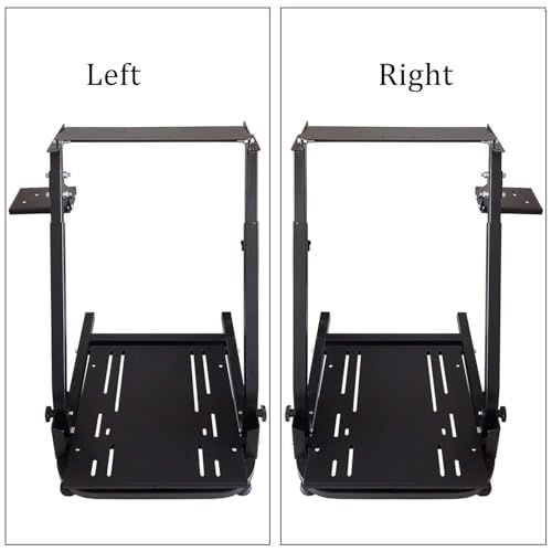 Racing Wheel Stand, Height Adjustable & Foldable Steering Wheal Stand Compatible with Logitech G25,G27,G29,G920 Gaming Cockpit