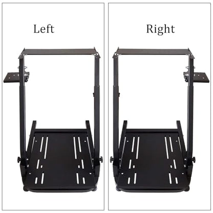 Racing Wheel Stand, Height Adjustable & Foldable Steering Wheal Stand Compatible with Logitech G25,G27,G29,G920 Gaming Cockpit