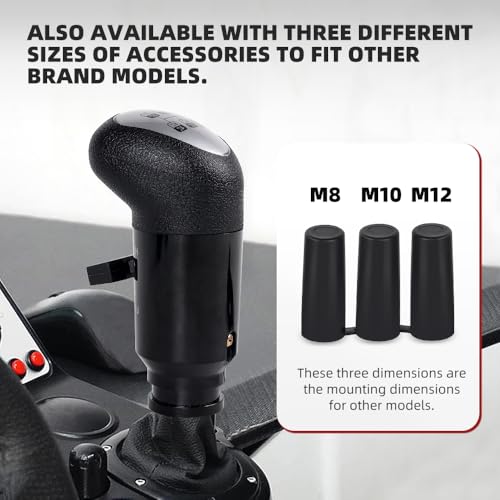 RASTP USB American Truck Simulator Shifter, Gearshift Knob for ATS & ETS2 Games Compatible with Logitech G27 G29 G920 Thrustmaster TH8A Fanatec SQ, PC Sim Racing Shifter (Style 3) - size: USB Gearshift Knob Style 3