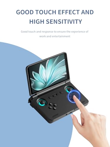 [1 Park]Screen Protector for Pocket Flip 2 5.5 Inch Handheld Game Consoles Tempered Glass Film,BOVUGAC Screen Protector for Retroid Pocket Flip2 Handheld Gaming Anti-Scratch & Sensitive & 9H Hardness