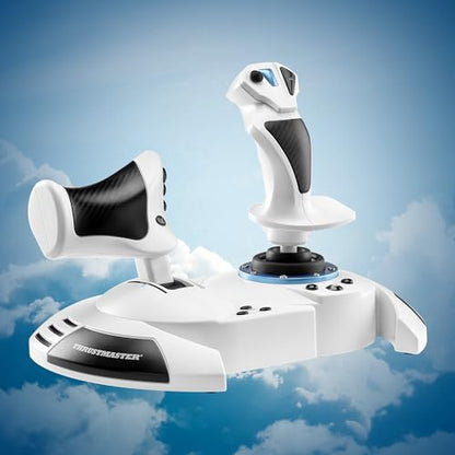 Thrustmaster T.Flight Hotas 5 Microsoft Flight Simulator Edition - PS5 & PC | Officially licensed, 16-bit precision, 5 axes, 14 buttons, rapid-fire trigger, hat switch, detachable throttle, dual rudder - style: Microsoft Flight Sim Edition Hotas 5 - PS5 |