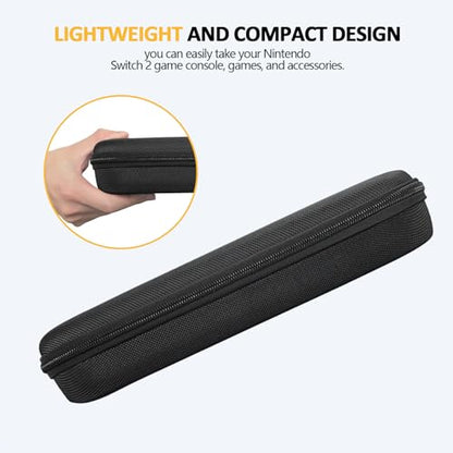 AWINNER Compatible for Switch 2 Carrying Case Hard Travel Case with 12 Game Cartridges and Pocket Accessories (12 Game Cartridges) - style: 12 Game Cartridges