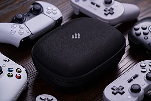 8Bitdo Pro 2 Wireless Bluetooth Controller with Travel Case, Hall Effect Joystick Update, Retro Gamepad for Switch/Switch 2, PC, Android, and Steam Deck & Apple (Black Edition) - color: Black Edition