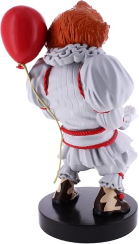 Exquisite Gaming Pennywise Phone Holder Gaming Controller Stand, 8.5 in Cable Guys Device Organizer, Official Warner Bros Licensed Figure