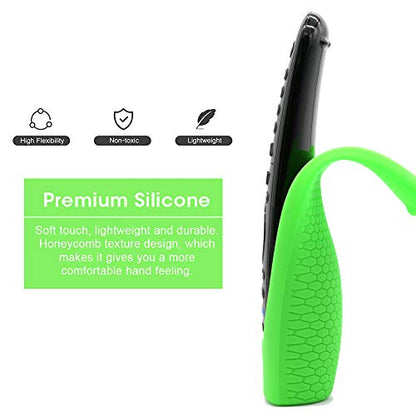 Remote Silicone Case Compatible with LG AN-MR19BA Smart TV Magic Remote Control, Shockproof Protective Cover for LG Smart TV Remote AN-MR18BA/AN-MR650/AN-MR600 (Glow Green) - color: Glow Green