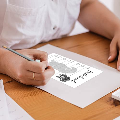 Dachshund Sticky Notepad to Do List | Weiner Dog Lover Gifts for Women | Office School Supply Sticky Notes 4"x6" 50 Pages - size: Dachshund