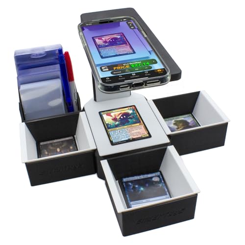 Scan Station Pro Set - Card Scanner TCG Stand for Sleeved and Unsleeved MTG Trading Cards - Catalog, Sort and Organize Your Bulk by Price or Rarity - Best with Manabox App - color: Scan Station Pro Set - Black