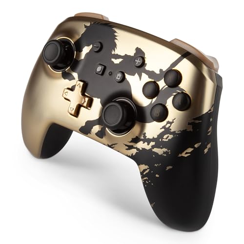 PowerA Enhanced Wireless Controller for Nintendo Switch/Switch 2 / Switch Lite/OLED Model - Gold Rider - Gamepad, game controller, Officially Licensed