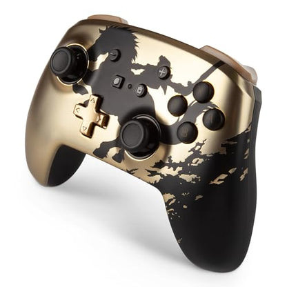 PowerA Enhanced Wireless Controller for Nintendo Switch/Switch 2 / Switch Lite/OLED Model - Gold Rider - Gamepad, game controller, Officially Licensed