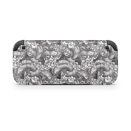 Glossy Glitter Gaming Skin Compatible with Nintendo Switch 2 Console Only - Angry Koi - Premium 3M Vinyl Protective Wrap Decal Cover - Easy to Apply | Crafted in The USA by MightySkins - color: Angry Koi, size: Switch 2 Console Skin Only, style: Glossy Gl