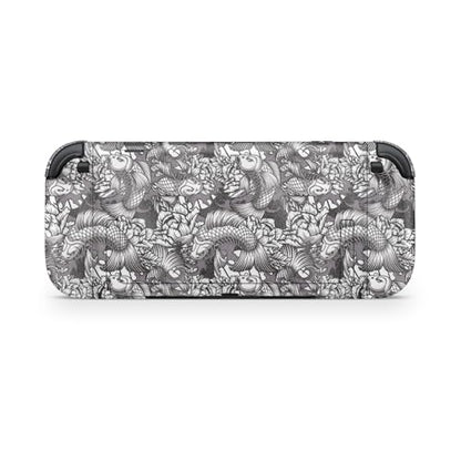 Glossy Glitter Gaming Skin Compatible with Nintendo Switch 2 Console Only - Angry Koi - Premium 3M Vinyl Protective Wrap Decal Cover - Easy to Apply | Crafted in The USA by MightySkins - color: Angry Koi, size: Switch 2 Console Skin Only, style: Glossy Gl