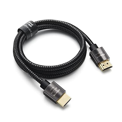 Zeskit X-Tech 48Gbps Ultra High Speed HDMI Cable 3ft, 8K60 4K120 144Hz eARC HDR HDCP 2.2 2.3 Compatible with Dolby Vision Apple TV 4K Roku Sony LG Samsung Xbox Series X RTX 3080 PS4 PS5 - size: 3 ft