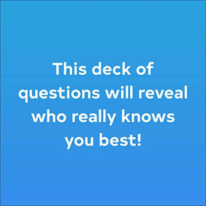 Chronicle Books After Dinner Amusements: How Well Do You Know Me?: 50 Questions for Family and Friends (Family Friendly Conversation Starter Card Game, Portable Camping and Holiday Games) | 50 Questions for Family and Friends - color: How Well Do You Know