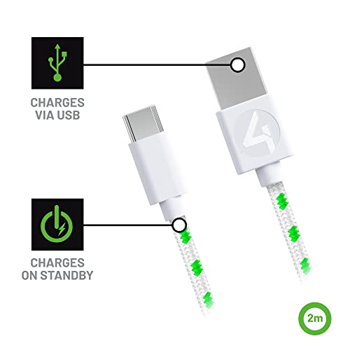 4Gamers SX-C6 X Single Play & Charge Battery Pack Compatible with Xbox Series S and Xbox Series X Consoles - White
