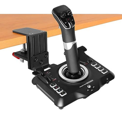 HTLAKIKJ Desk Mount for Hotas Flight Sim Joystick | Compatible with Logitech G Extreme 3D Pro Joystick and Turtle Beach VelocityOne Flightstick Enduring Metal Holder