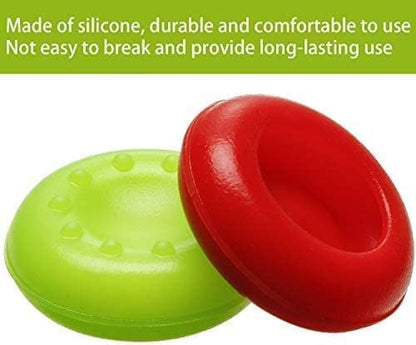 24-Pack Anti-Slip Silicone Thumb Grip Caps, 12 Colors High Sensitivity Joystick Covers with 360° Textured Dots for PS5 PS4 Xbox Series X/S Xbox One Xbox 360 Controller