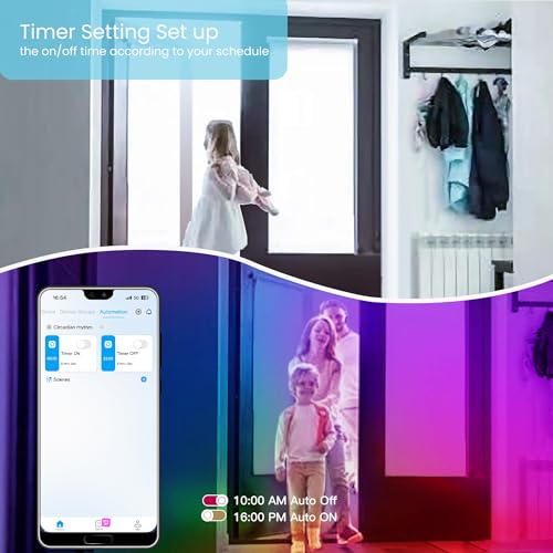 GUPUP WiFi Led Lights 50 ft, Smart App Controlled Led Strip Lights, Compatible with Alexa and Google Assistant Devices, Voice Control,Music Sync,Color Changing Tape Lighting | Compatible with Alexa and Google Assistant Devices, Voice Control,Music Sync,Co