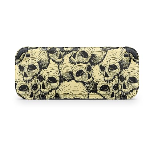 Gaming Skin Compatible with Nintendo Switch 2 Console Only - Inked Skulls - Premium 3M Vinyl Protective Wrap Decal Cover - Easy to Apply | Crafted in The USA by MightySkins - color: Inked Skulls, size: Switch 2 Console Skin Only, style: Matte Finish