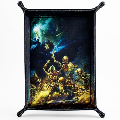 Fanroll Dungeons & Dragons D&D Masterworks Series Dice Tray: Jeff Easley