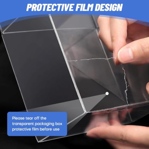 30 Pack Clear PKMN ETB Protector Case, PKMN Elite Trainer Box Protector, PET Plastic Display Box Protector for Collectors Gifts Elite Trainer Boxes - 0.5mm Thick (Pack of 30) - size: 30 Pack