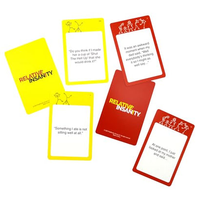 Relative Insanity by Jeff Foxworthy - Multi-Player Card Games for Family Night, Ages 14+ - style: 2nd Gen