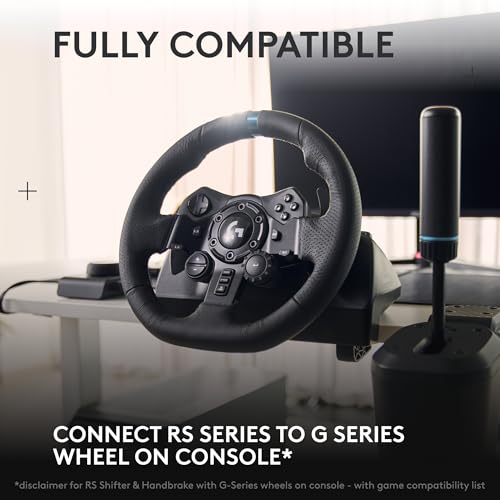 Logitech G Racing Adapter Xbox Series X|S Xbox One Playstation 4 5 | Mix and match gear, on-the-fly brake pressure dial, includes USB-A and 60 cm serial cables, Logitech G HUB support