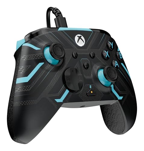 Turtle Beach Rematch Advanced Wired Gaming Controller for Xbox & PC | Xbox Series X|S, Xbox One, PC, 2 Remappable Buttons, Hall-Effect Triggers, Audio Controls, Glows-in-the-Dark, Titan Steel - color: Titan Steel