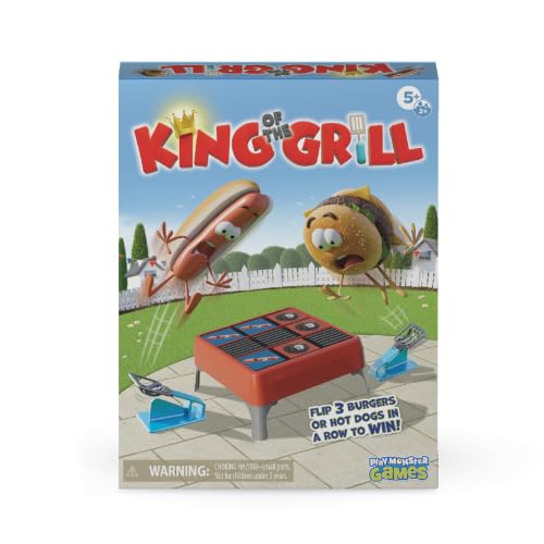 King of the Grill Matching Board Game - Target Game - Preschool Toys - Hand-Eye-Coordination Game - Fun Fast-Paced Party Game for Family Night - Interactive Kids Board Games - Ages 5+