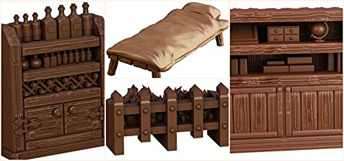 Mantic Games Terrain Crate - Adventurer's Crate Large Size Set | Highly-Detailed 3D Miniatures | Pre-Assembled Scenery Tabletop Game Accessory for Wargames, Board Games and RPGs | Made by Mantic Games
