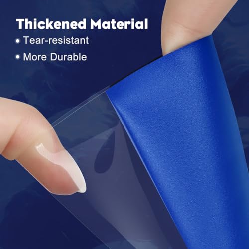 Wisdom Blue MTG Card Sleeves, Hypttior Dual Matte Textured 100 Card Sleeve with 100 Inner Sleeves for Standard Card, MTG, PKM, Baseball Card, Sports Cards - color: Wisdom Blue