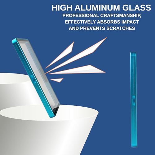 RedCap Magnetic Aluminum PSA Graded Card Holder 35PT Premium PSA Slab Protector Display Case with UV Resistant Glass Fits Standard PSA Graded Sports Trading Cards- Ocean Blue - color: Ocean Blue