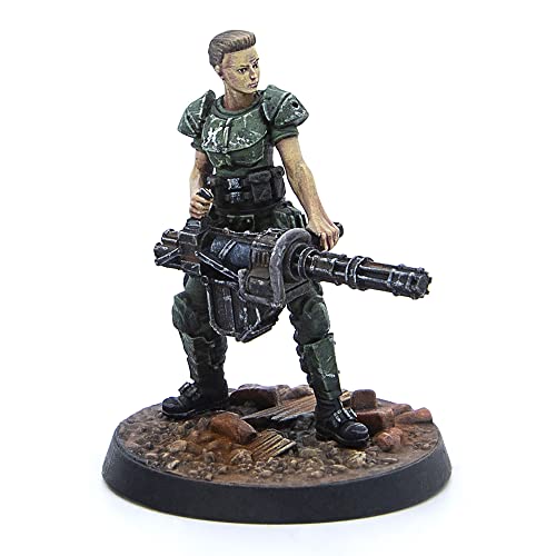 Modiphius Fallout Wasteland Warfare: Survivors: Reilly's Rangers - 5 Miniatures, 32mm Unpainted Resin Figures, Capital Wave RPG - style: Reilly's Rangers