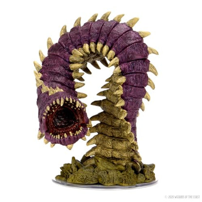 WizKids D&D Icons of The Realms: Fangs and Talons - Purple Worm Premium Set - style: Purple Worm