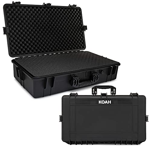 Weatherproof Hard Case | 25.4' x 13.7' x 6.4' inner, Customizable Foam 28.3' x 16.9' x 7.0' Inch outer