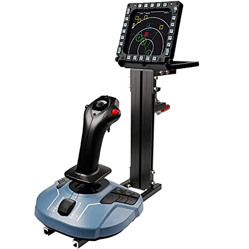 Hikig Desk Mount for Flight Sim Joystick, Throttle and HOTAS Systems - Fits Almost All Flight Sim Controllers (Game Devices Not Included) - Black