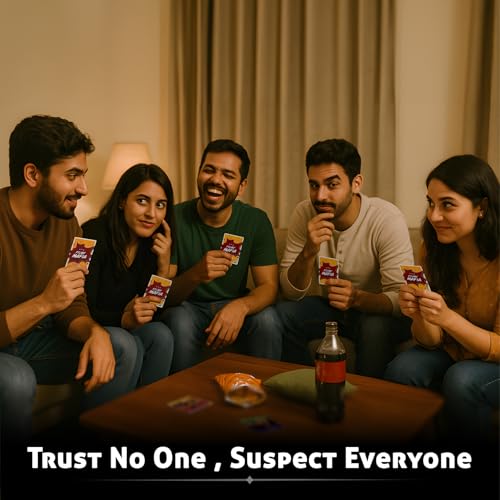Filmy Mafia – Bollywood Themed Social Deduction Party Game | Fun Board Game for Families, Friends & Adults | 6–40 Players