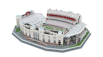 Pro-Lion 3D Jigsaw Puzzle of Nebraska Memorial Stadium – 162 Pieces | Nebraska Huskers College Football Model | NCAA Football Stadium Building Kit | Creative Gift for Men, Boys & Kids Aged 8+ - style: Nebraska Huskers