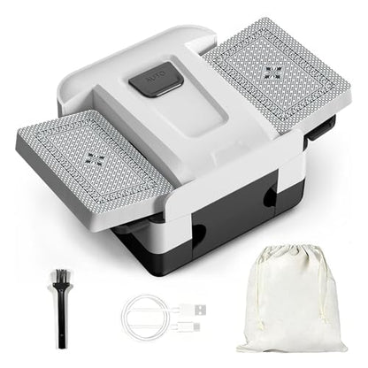 Automatic Card Shuffler,Rechargeable Card Shuffler for 1-2 Decks | Portable Shuffler Machine, Ideal for Card Games, Perfect for Home Game Nights, Travel & Gatherings, with Storage Bag