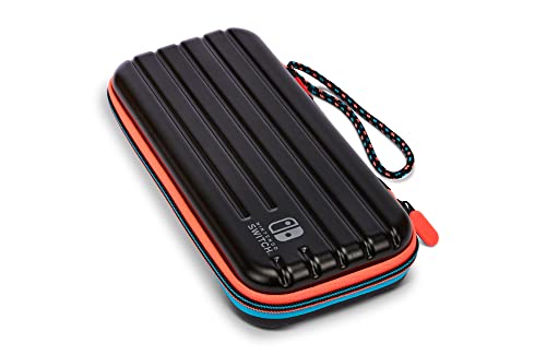 PowerA Slim Travel Pro Case for Nintendo Switch - OLED Model and Lite - Red/Blue, Hard Shell Protective Gaming Console Case