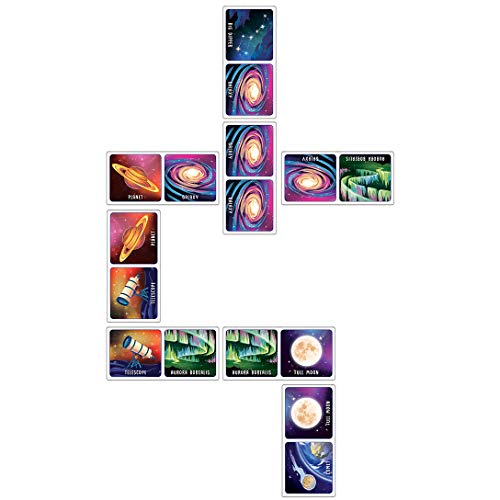 MasterPieces Licensed Kids Games - Jr Ranger - Night Sky Kids Dominoes Games for Kids & Family, Laugh and Learn - style: Night Sky