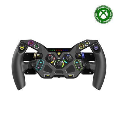 Turtle Beach VelocityOne F-RX Formula Racing Wheel for Xbox & PC | For VelocityOne Race & VelocityOne KD3 Wheelbases, Hall-Effect Clutch Paddles, Magnetic Paddle Shifters, Rotary Dials, Black - style: Formula Racing Wheel