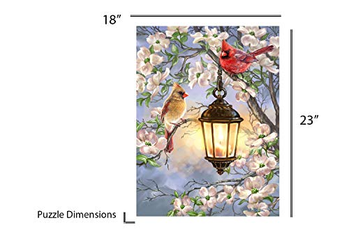 Springbok Puzzle to Remember - Alzheimer & Dementia Activity - 60 Piece Jigsaw Puzzle Spring Lantern - Made in USA