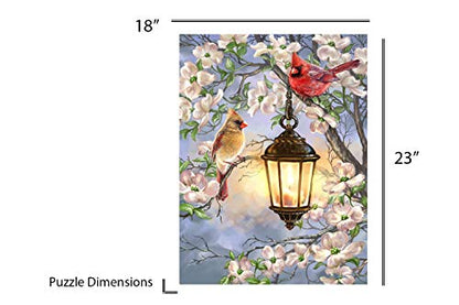 Springbok Puzzle to Remember - Alzheimer & Dementia Activity - 60 Piece Jigsaw Puzzle Spring Lantern - Made in USA