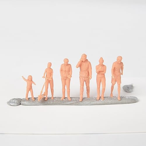 MRY-SFW Yao's Studio LYT72110 1/72 Miniature Factory Building Military Car Railroad Track Accessory Props Diorama Scenery Miniature Character Model Multi Pose Figures5pcs
