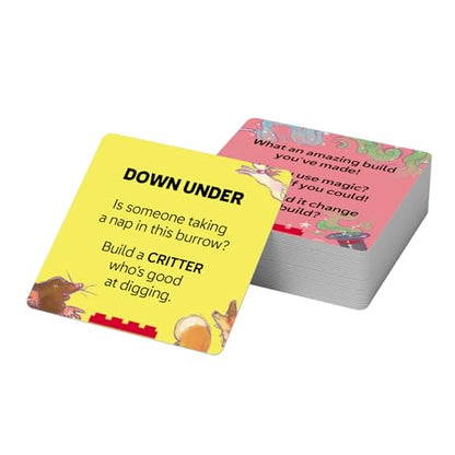 LEGO Recreate Activity Cards – Animals | Creative Building Game with 30+ Activity Cards & 25 LEGO Elements | Ages 6+ - style: Animals