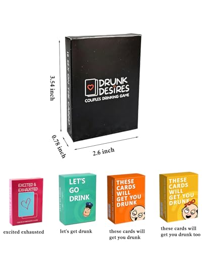 Fun Adult Party Drinking Card Game, for All Kinds of Parties, Adult Fun Game DJA1375-01 - color: Style 1