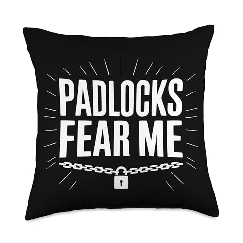 Escape Room Game Lockpicking Puzzle Room Exit Game Throw Pillow - size: 18x18