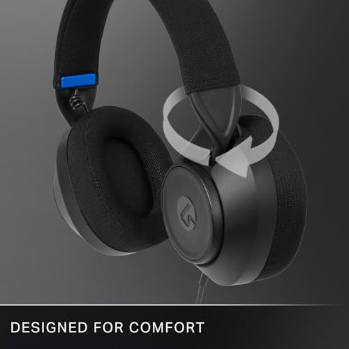 PowerA LucidSound LS10P Gen 2 Wired Gaming Headset for PlayStation - Black, Quick-Access Audio Controls, Designed for Comfort, Premium Audio, flip-to-Mute Boom mic, PC Compatible - style: Black